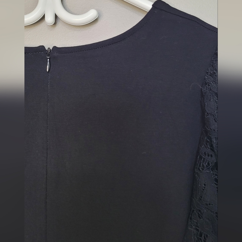 Karen Kane Black Lace Sleeve Dress NWT 0X - Picture 8 of 8